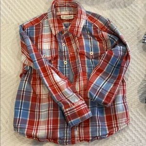 Ticker and Tate boys button down